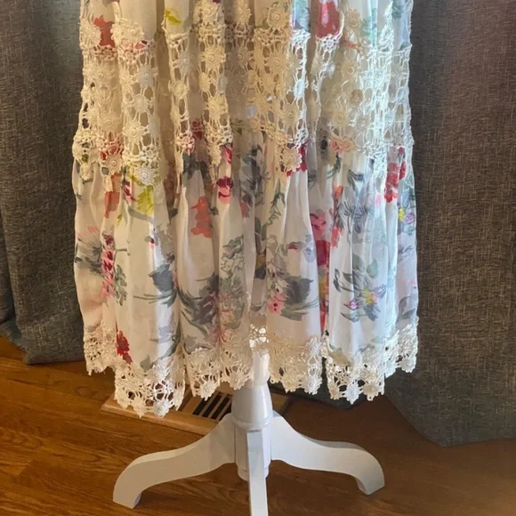 Anthropologie Ranna Gill Kalila Floral Dress Multicolored 33377 - Picture 8 of 16